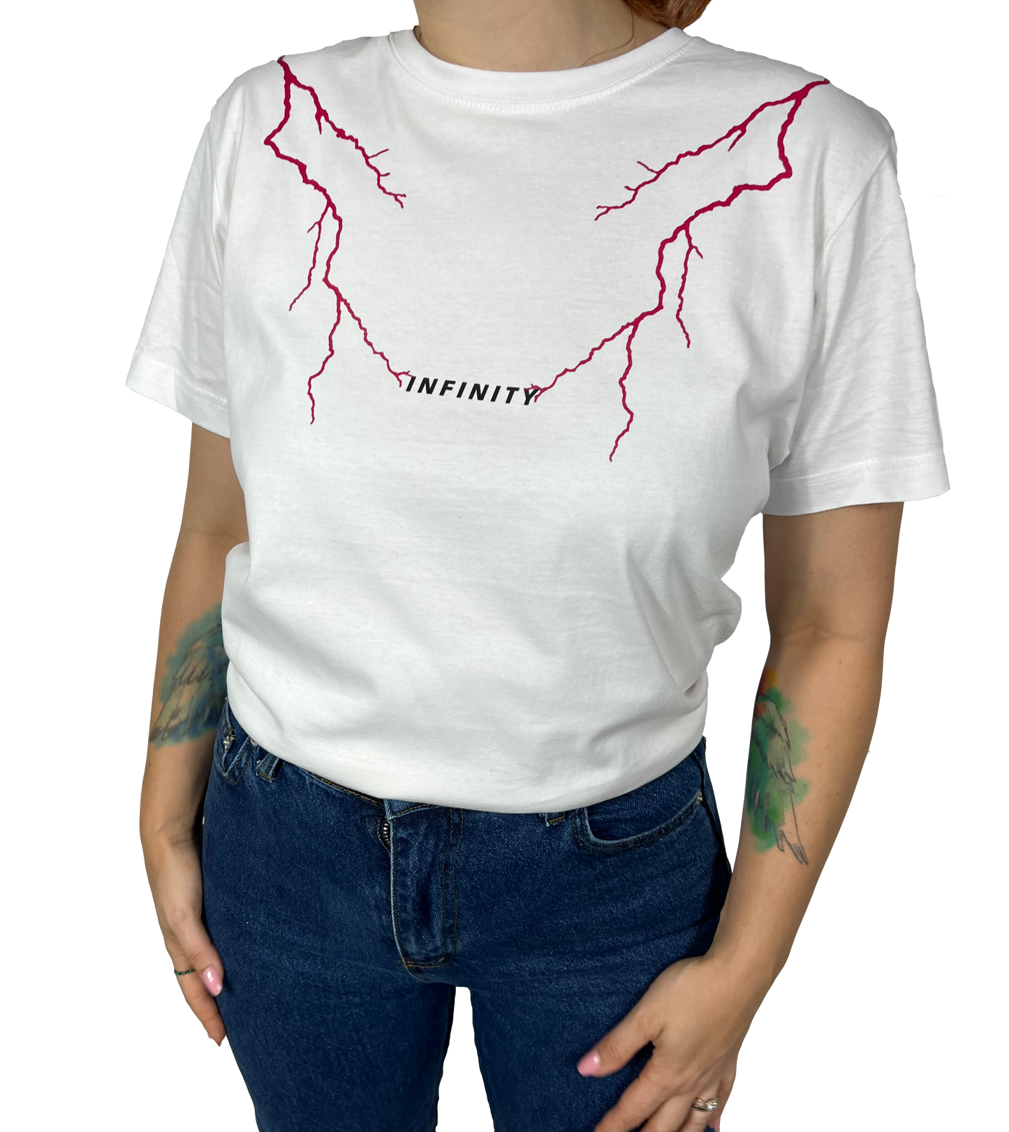 Tricou Lightning Alb