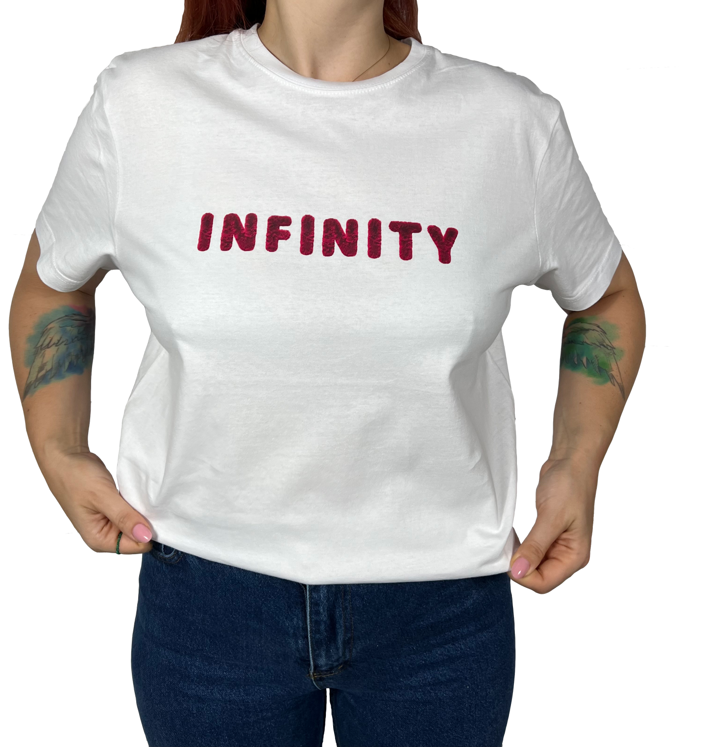 Tricou INFINITY Alb