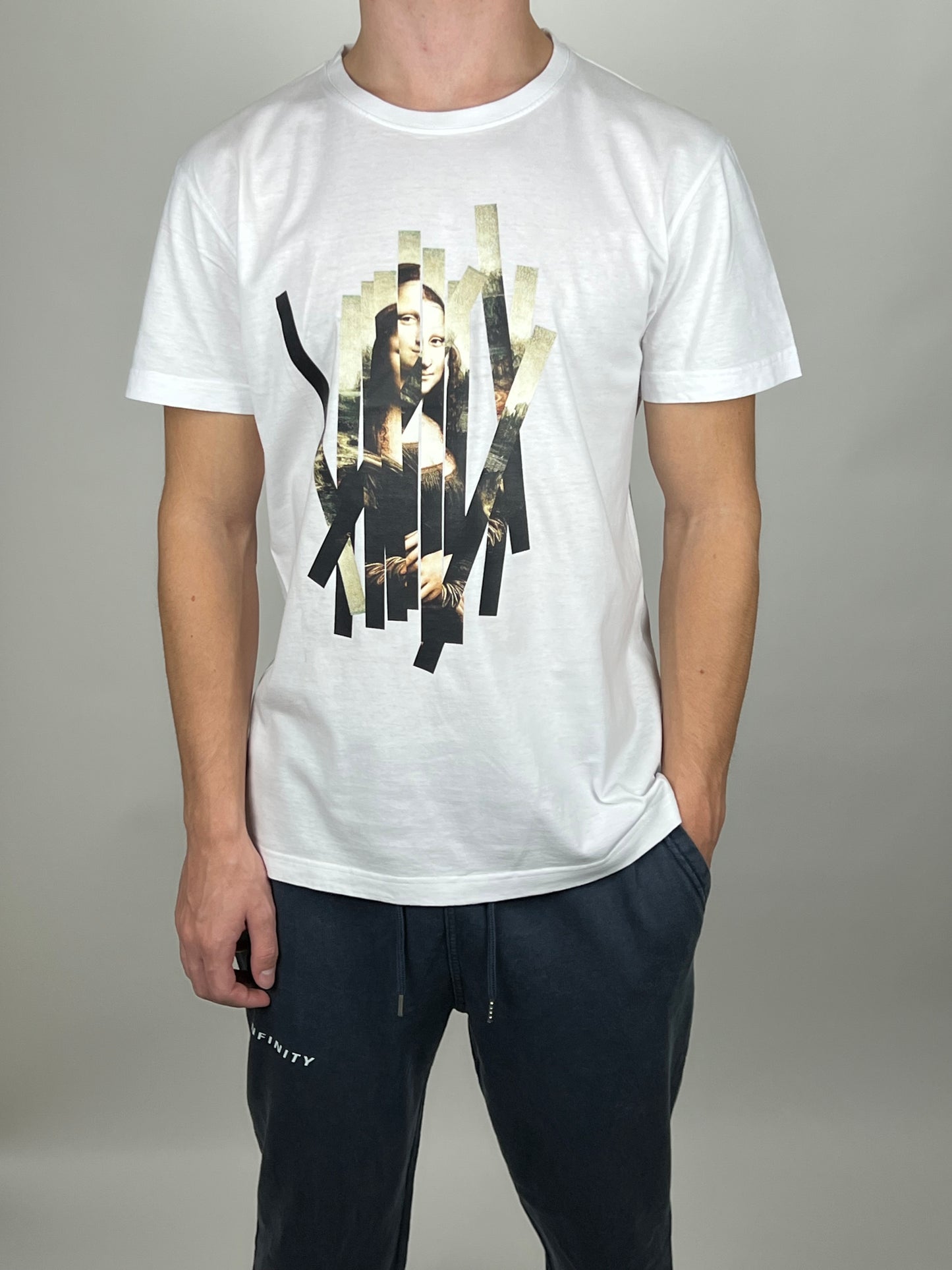 Tricou Mona Lisa Alb