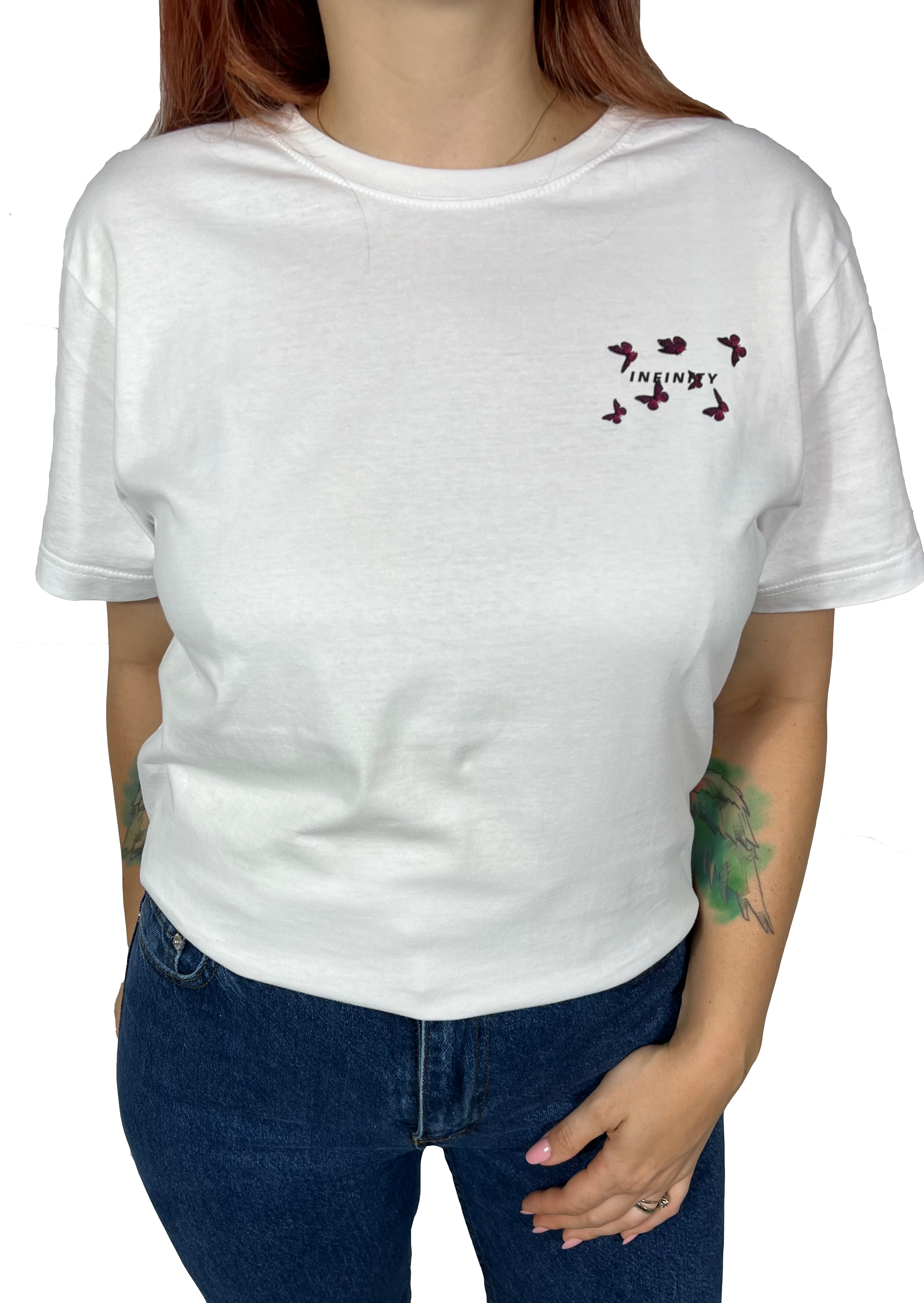 Tricou Fluturi Alb