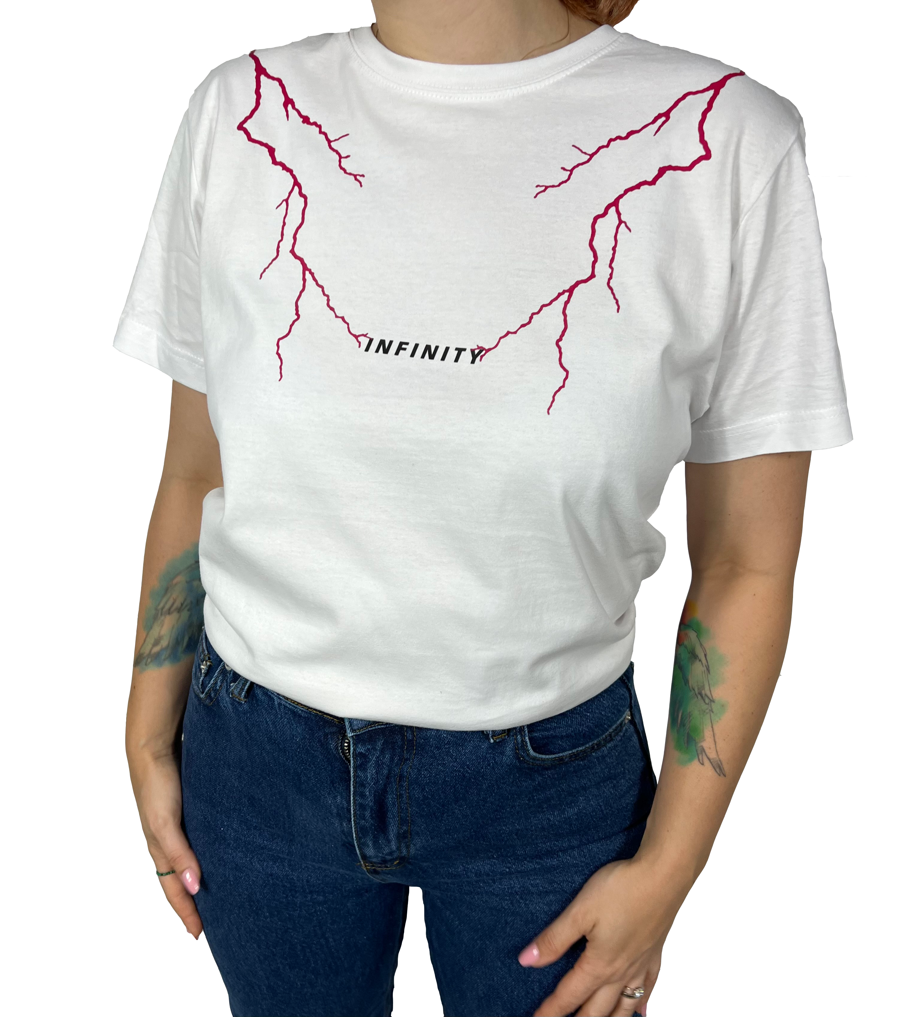 Tricou Lightning Alb