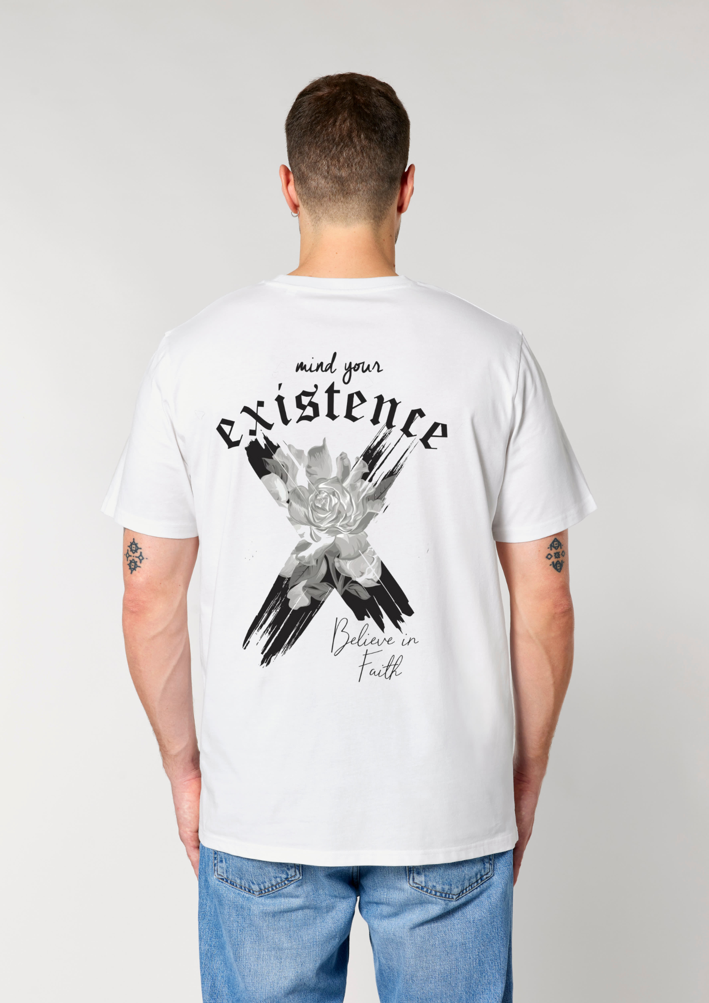 Tricou Trandafir Alb