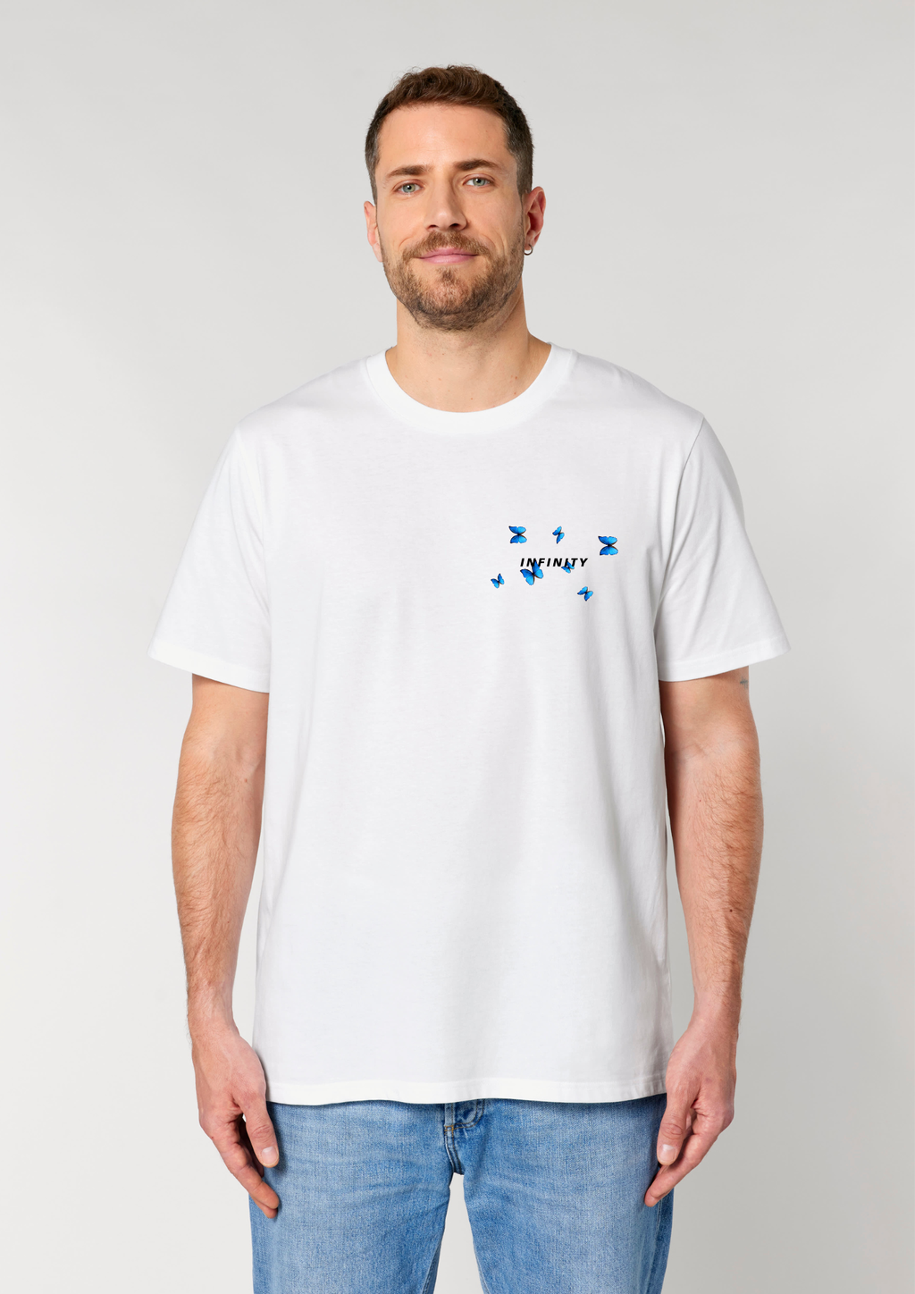 Tricou Fluturi Alb