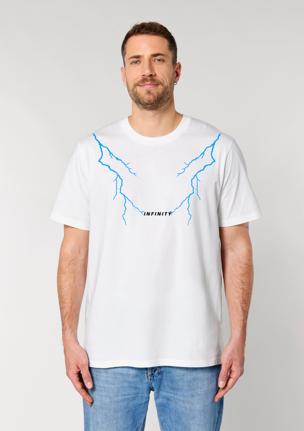 Tricou Lightning Alb